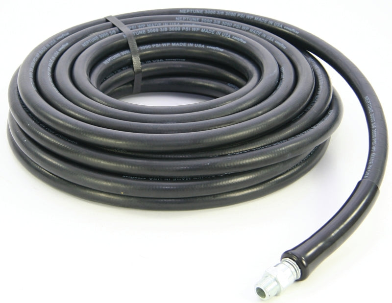 ABBOTT RUBBER Abbott Rubber 1190-0375-50 Pressure Washer Hose Assembly, 50 ft L, NPT Male x Male Swivel, Rubber, Black OUTDOOR LIVING & POWER EQUIPMENT ABBOTT RUBBER