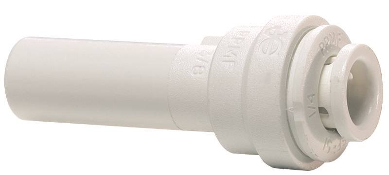 SHARKBITE John Guest PP061208WP Pipe Connector, 3/8 x 1/4 in, Push-Fit, Polypropylene, 150 psi Pressure PLUMBING, HEATING & VENTILATION SHARKBITE