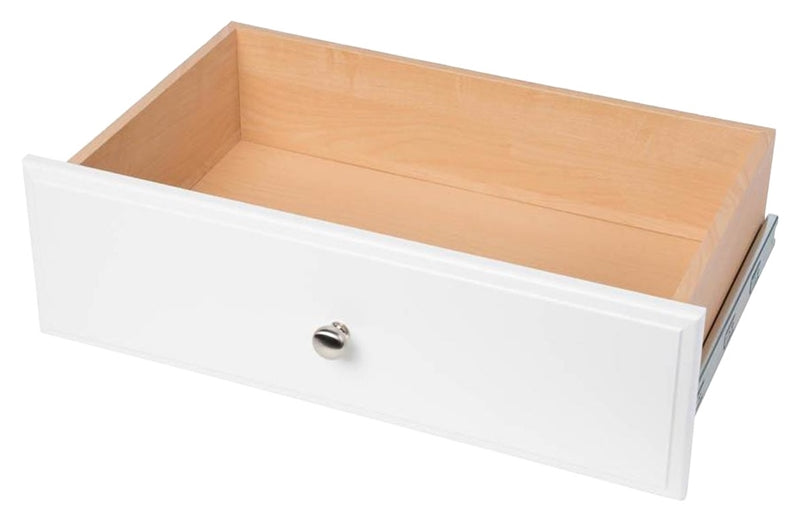 STOW Easy Track RD08 Series Drawer, 24 in W, 8 in H, 14 in D, Wood, White HARDWARE & FARM SUPPLIES STOW