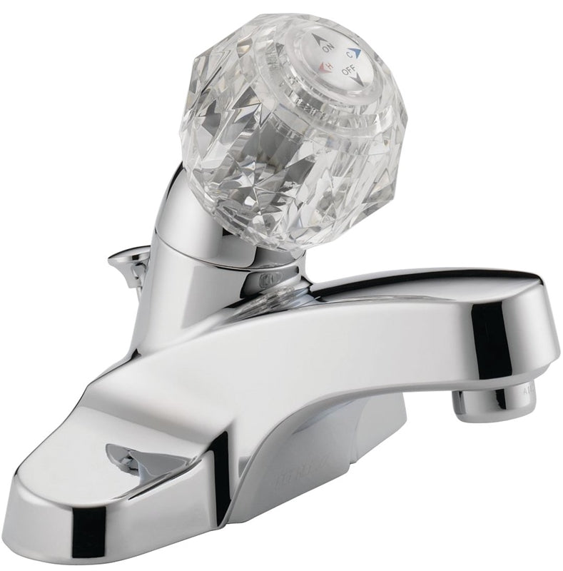 PEERLESS FAUCET Peerless P188621LF Bathroom Faucet, 1.2 gpm, 1-Handle, Brass, Chrome Plated, Knob Handle, Standard Spout PLUMBING, HEATING & VENTILATION PEERLESS FAUCET
