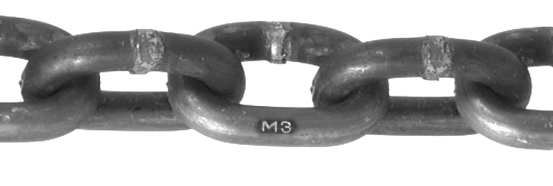 BARON Baron PC3014HDGP Proof Coil Chain, 1/4 in, 141 ft L, 30 Grade, Carbon Steel, Hot-Dipped Galvanized