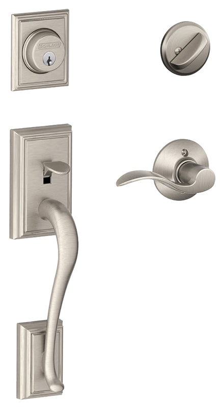 SCHLAGE LOCK Schlage F Series F60VADDXACC619 Combination Lockset, Accent Lever Interior Handle, Mechanical Lock, Lever Handle, Yes HARDWARE & FARM SUPPLIES SCHLAGE LOCK