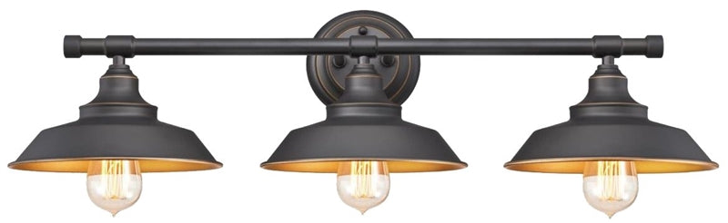 WESTINGHOUSE Westinghouse 6344900 Indoor Wall Light Fixture, 3-Lamp, Metal Fixture, Bronze Fixture, Oil-Rubbed Bronze Fixture ELECTRICAL WESTINGHOUSE