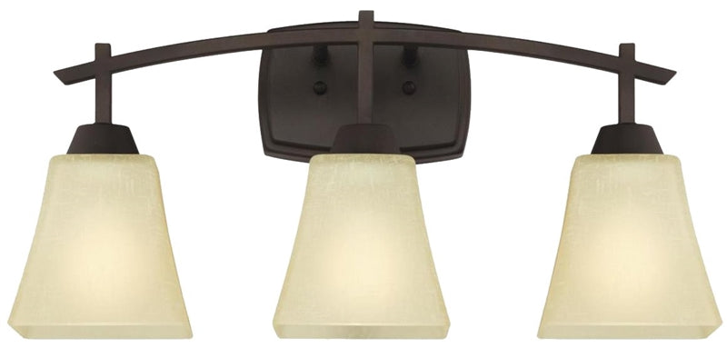 WESTINGHOUSE Westinghouse 63075 Indoor Wall Fixture, 60 W, 3-Lamp, Oil-Rubbed Bronze Fixture ELECTRICAL WESTINGHOUSE