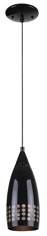 WESTINGHOUSE Westinghouse 6100900 Adjustable Mini Pendant, 1-Lamp, Black Fixture ELECTRICAL WESTINGHOUSE