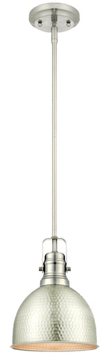 WESTINGHOUSE Westinghouse 6345500 Mini Pendant Light, 120 V, 1-Lamp, Incandescent, LED Lamp, Metal Fixture, Brushed Nickel Fixture ELECTRICAL WESTINGHOUSE