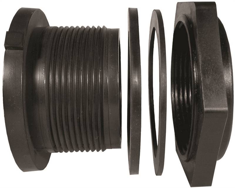 GREEN LEAF Green Leaf TF 34P-E Tank Fitting, 3/4 in, FPT, Polypropylene HARDWARE & FARM SUPPLIES GREEN LEAF