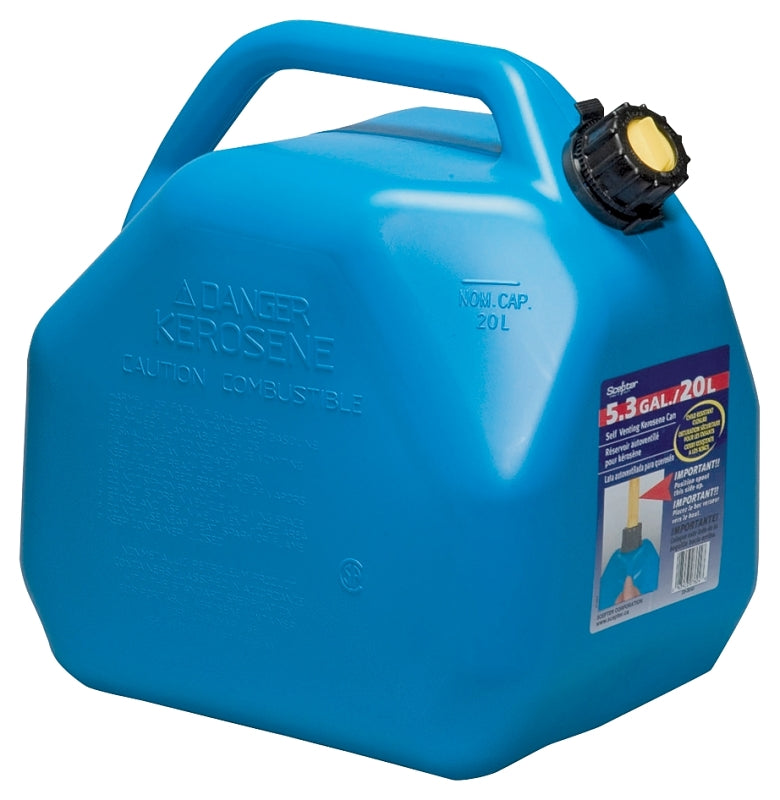 SCEPTER Scepter 07624 Gas Can, 5.3 gal Capacity, Polyethylene, Blue AUTOMOTIVE SCEPTER