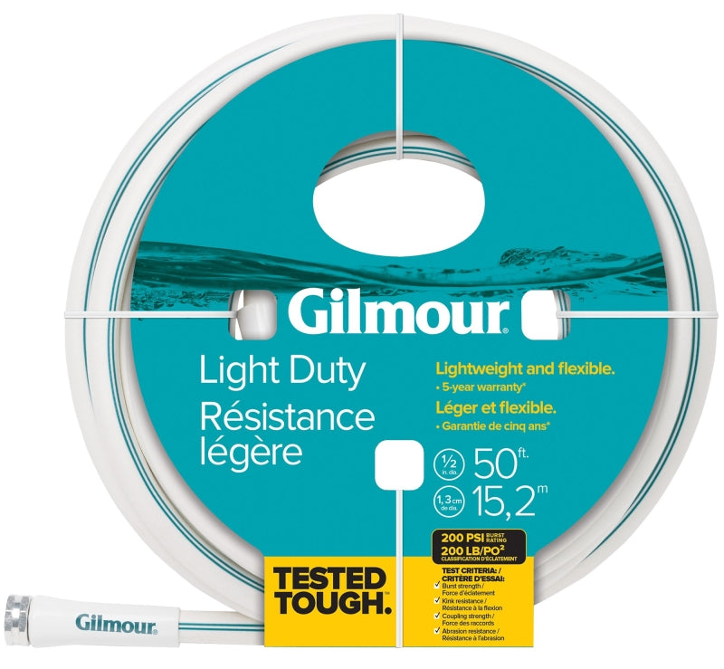 GILMOUR MFG Gilmour 884501-1001 Safe Hose, 1/2 in ID, 50 ft L, White