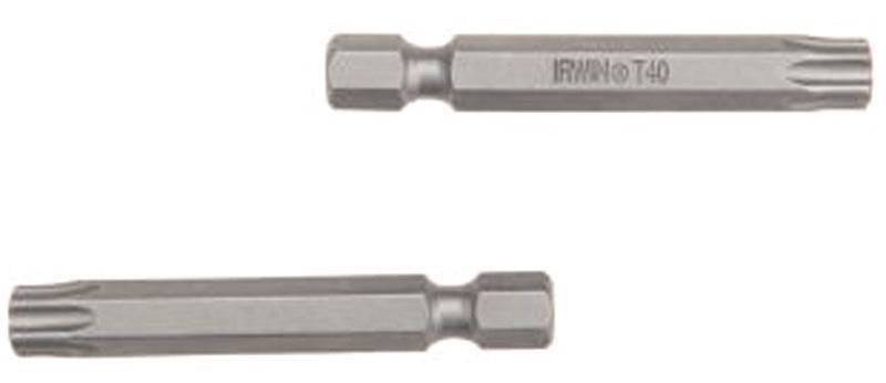 IRWIN Irwin 93324 Power Bit, T20 Drive, Torx Drive, 1/4 in Shank, Hex Shank, 1-15/16 in L, S2 Steel HARDWARE & FARM SUPPLIES IRWIN
