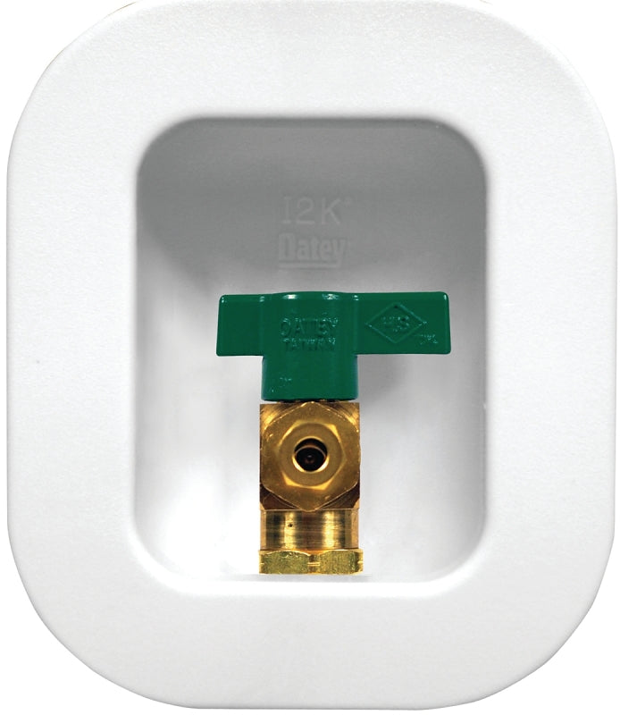 OATEY Oatey 39114 Ice Maker Outlet Box, 1/4 in Connection, PEX PLUMBING, HEATING & VENTILATION OATEY