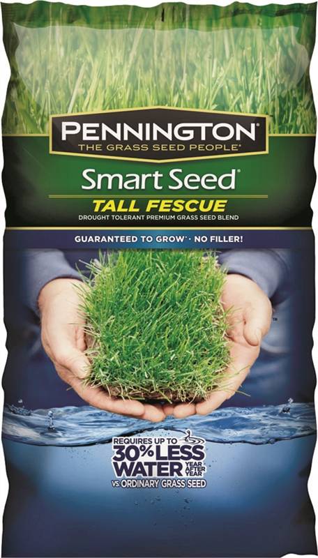PENNINGTON SEED Pennington SMART SEED 100543723 Grass Seed and Fertilizer Mix, 7 lb Bag
