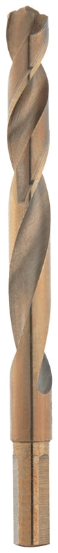 MILWAUKEE Milwaukee RED HELIX 48-89-2324 Drill Bit, 27/64 in Dia, 5.12 in OAL, 3/8 in Dia Shank, 3-Flat, Reduced Shank TOOLS MILWAUKEE