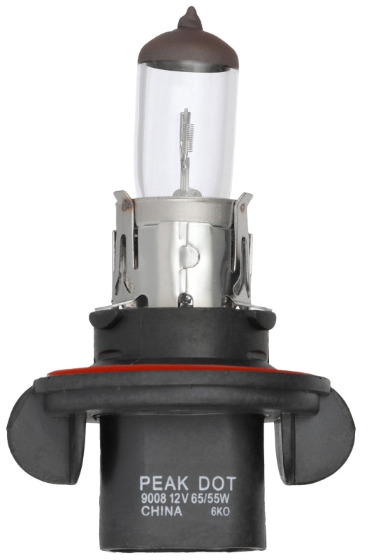 EIKO Peak 9008-BPP Automotive Headlamp, 12.8 V, 55, 65 W, Halogen Lamp, Gray AUTOMOTIVE EIKO