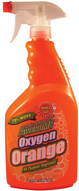 AWESOME PRODUCTS LA's TOTALLY AWESOME 361 All-Purpose Cleaner and Degreaser, 32 oz Spray Bottle, Liquid, Orange CLEANING & JANITORIAL SUPPLIES AWESOME PRODUCTS