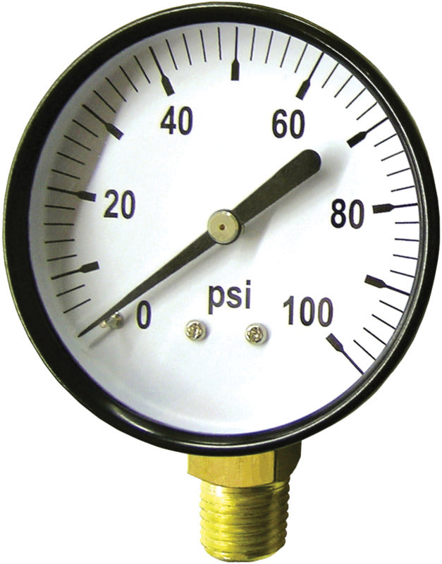 GREEN LEAF Green Leaf SG1004PK1 Standard Dry Pressure Gauge, 4 in Dial, 100 psi HARDWARE & FARM SUPPLIES GREEN LEAF