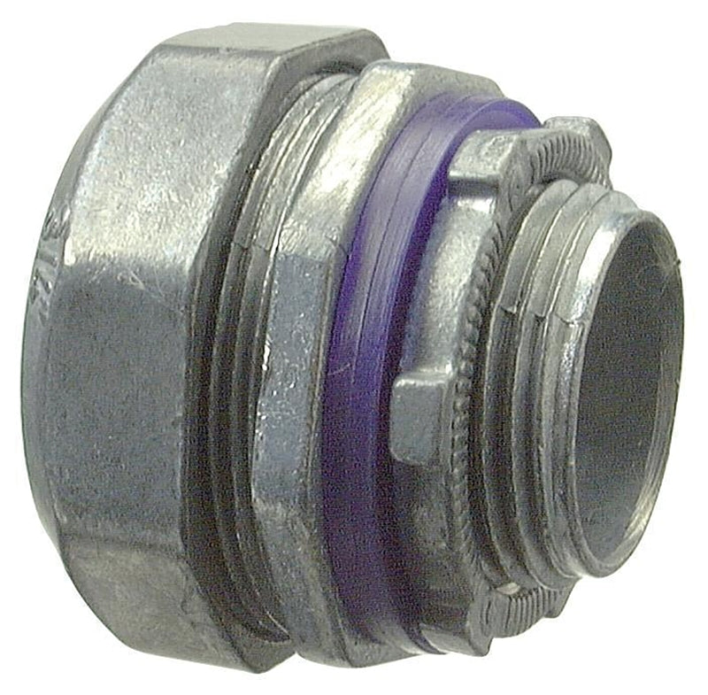 HALEX Halex 16210 Conduit Connector, 1 in Compression, 1.81 in OD, Zinc ELECTRICAL HALEX