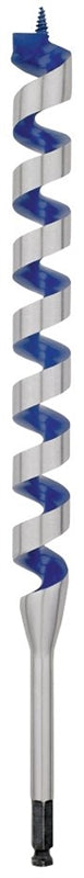 IRWIN Irwin 3043012 Auger Drill Bit, 15/16 in Dia, 17 in OAL, Twist Flute, 1-Flute, 7/16 in Dia Shank TOOLS IRWIN