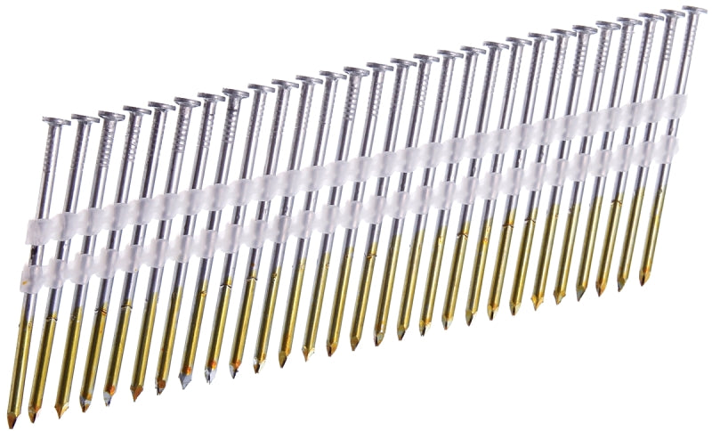 SENCO Senco GL24ASBS Series Collated Nail, Plastic Strip Collation, 2-3/8 in L, Steel, Galvanized, Full Round Head, Ring Shank HARDWARE & FARM SUPPLIES SENCO