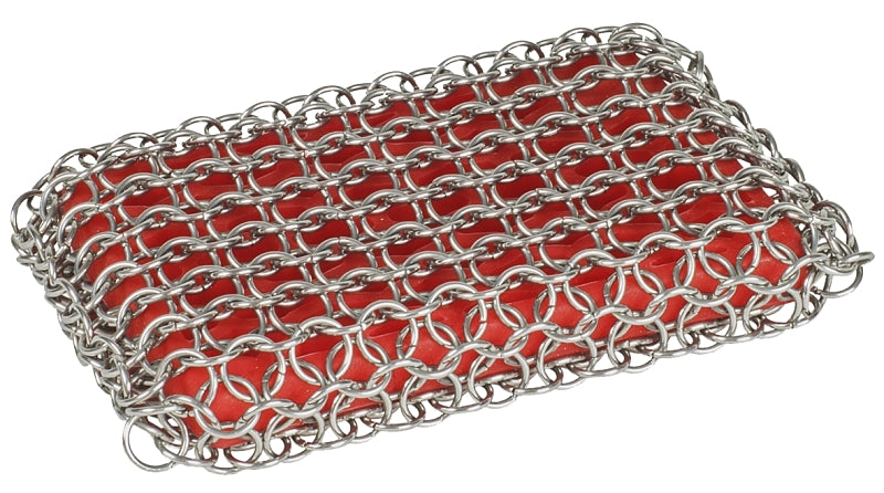 LODGE MFG Lodge ACM10R41 Chainmail Scrubbing Pad, 13.23 in OAL