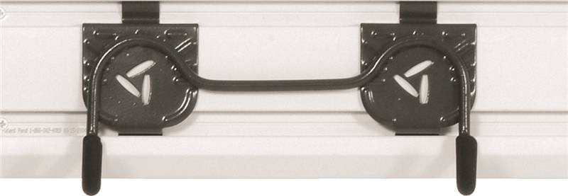 GLADIATOR Gladiator GAWUXXWHRH Dual Hook, 50 lb, Steel, Granite, Powder-Coated