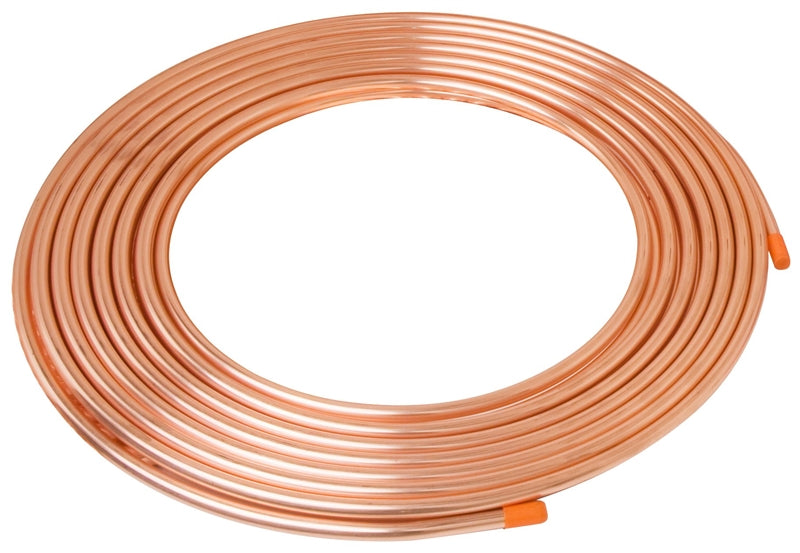 B & K INDUSTRIES Streamline 1/2X60K Copper Tubing, 1/2 in, 60 ft L, Soft, Type K, Coil