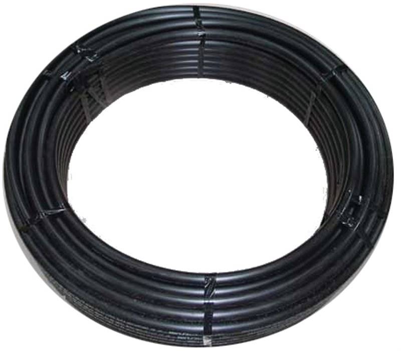 CRESLINE Cresline 18615 Pipe Tubing, 1 in, Plastic, Black, 100 ft L, 250 psi Pressure