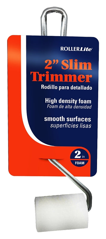 ROLLERLITE RollerLite Slim Trimmer 2RL-FOAMF Mini Roller Assembly, 2 in L Roller PAINT ROLLERLITE