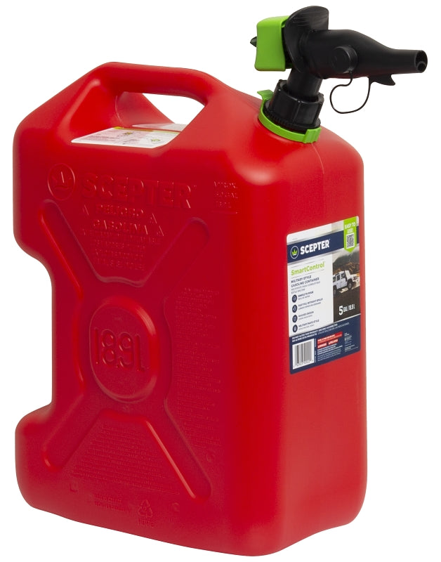 SCEPTER Scepter FSCRVG5 Can, 5 gal, HDPE, Red AUTOMOTIVE SCEPTER