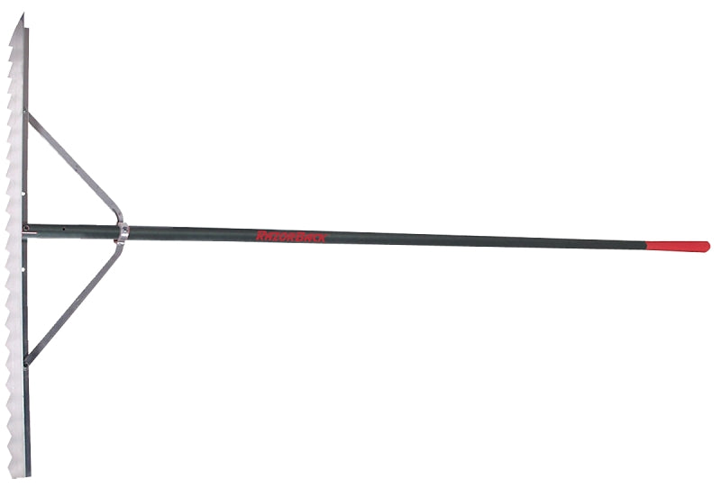 RAZOR-BACK Razor-Back 63133 Asphalt Lute Rake, 82-1/4 in OAL, Aluminum Handle, Straight Handle