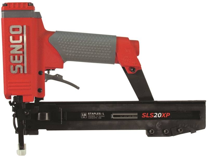 SENCO Senco 490105N Stapler, 1/4 in W Crown, 1-1/2 in L Leg, Narrow Crown Staple, 168 Magazine, 1.92 cu-ft Air TOOLS SENCO