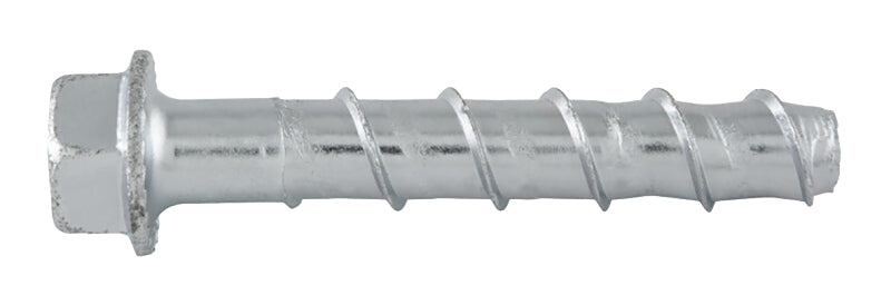 DEWALT DEWALT Screw-Bolt+ PFM1411580 Screw Anchor, 5/8 in Dia, 4 in L, Carbon Steel, Zinc HARDWARE & FARM SUPPLIES DEWALT
