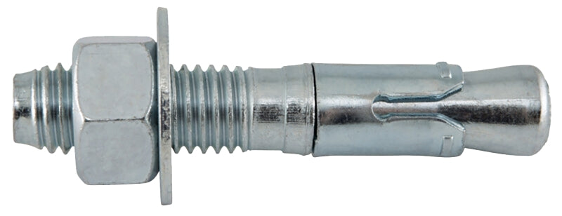 DEWALT DEWALT Power-Stud 7430SD1 Wedge Anchor, 5/8 in Dia, 3-1/2 in OAL, Carbon Steel, Zinc