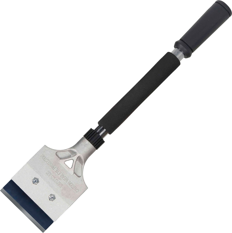 HYDE Hyde 19430 Hammer Scraper, 18 in L Handle, 4 in W Blade, Carbon Steel Blade, Foam-Grip Handle, Rubber Handle PAINT HYDE