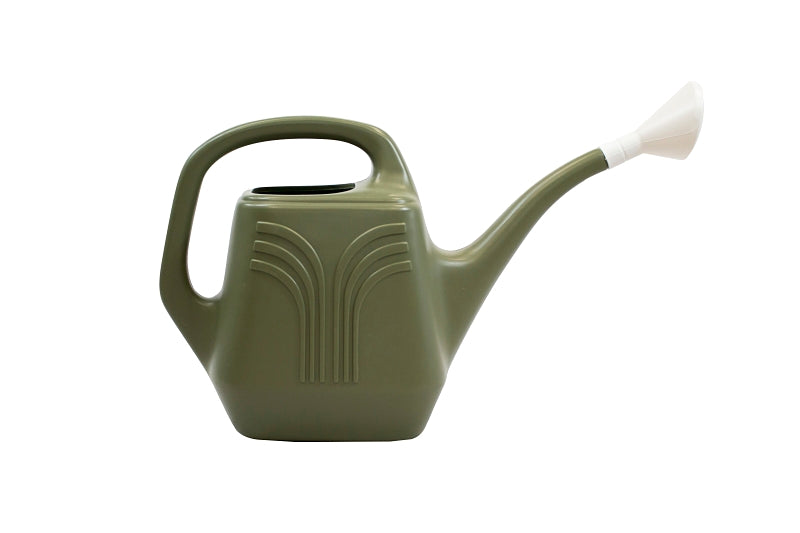 BLOEM Bloem RWC2-908 Watering Can, 2 gal Can, Rosette Spout, Polypropylene, Gray