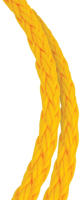 BARON Baron 54216 Rope, 3/8 in Dia, 500 ft L, 200 lb Working Load, Polypropylene, Yellow HARDWARE & FARM SUPPLIES BARON