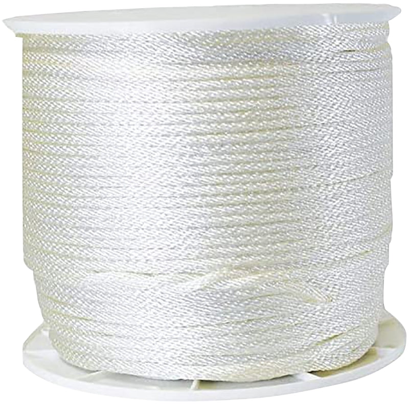 BARON Baron 54803 Rope, 1/4 in Dia, 1000 ft L, 40 lb Working Load, Nylon/Poly, Silver/White HARDWARE & FARM SUPPLIES BARON