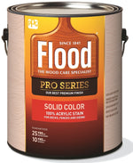 FLOOD Flood FLD820-01 Wood Stain, White, Liquid, 1 gal PAINT FLOOD