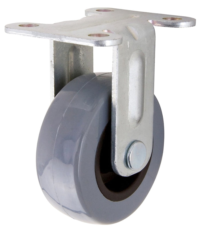 SHEPHERD Shepherd Hardware G1 Series 3543 Rigid Caster, 2 in Dia Wheel, TPU Wheel, Gray, 88 lb HARDWARE & FARM SUPPLIES SHEPHERD