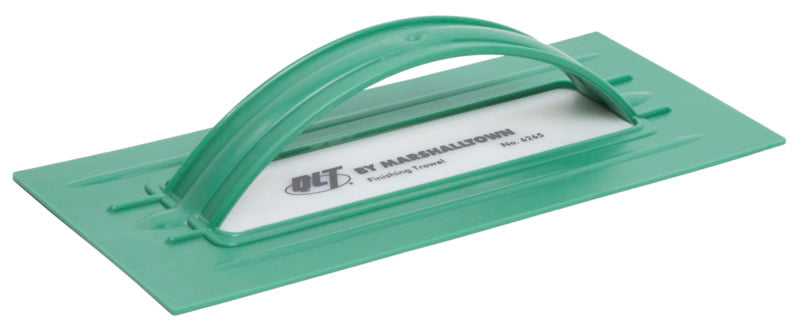 QLT BY MARSHALLTOWN Marshalltown 6265 Trowel, 4-1/4 in W Blade, Straight Edge Blade, Plastic Blade, Plastic Handle, Comfort-Grip Handle