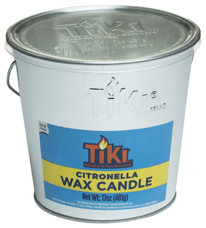 TIKI Tiki 1412110 Citronella Wax Candle with Handle, 17 oz Bucket LAWN & GARDEN TIKI