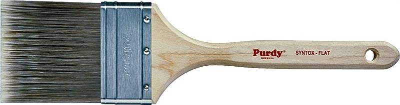 PURDY Purdy 402620 Trim Brush, Wood Handle, 2 in W, Nylon Bristle, Flat Thin Handle PAINT PURDY