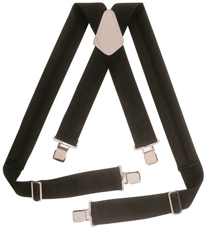 HULTAFORS CLC Tool Works Series 5121 Work Suspender, Elastic, Black