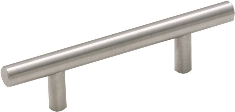 AMEROCK Amerock BP19010SS Cabinet Pull, 5-3/8 in L Handle, 1-17/50 in H Handle, 1-3/8 in Projection, Stainless Steel