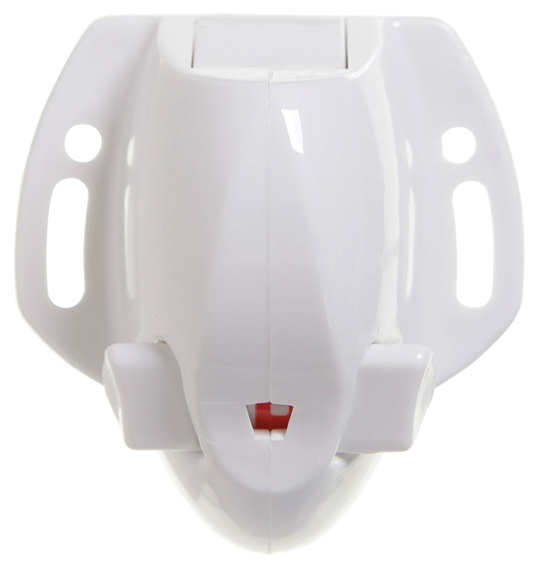 TEE-ZED PRODUCTS LLC Dreambaby Adhesive Mag Locks Series L855A Cabinet Lock, 1-1/2 in L, 1-1/2 in W, Plastic, White