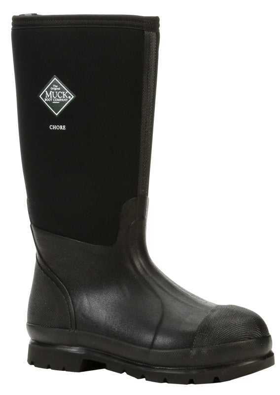ROCKY BRANDS INC Muck CHORE Series CHH-000A-BL-140 Boots, 14, Black, Rubber Upper