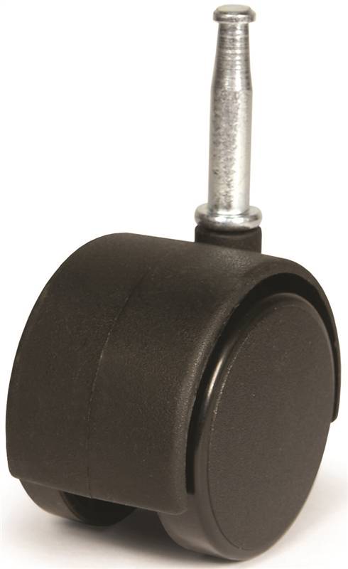 DH CASTERS Dh Casters C-T20S1BK Swivel Caster, Stem and Socket Mounting, 2-3/8 in H Dimensions, 2 in Dia Wheel, Plastic Wheel HARDWARE & FARM SUPPLIES DH CASTERS