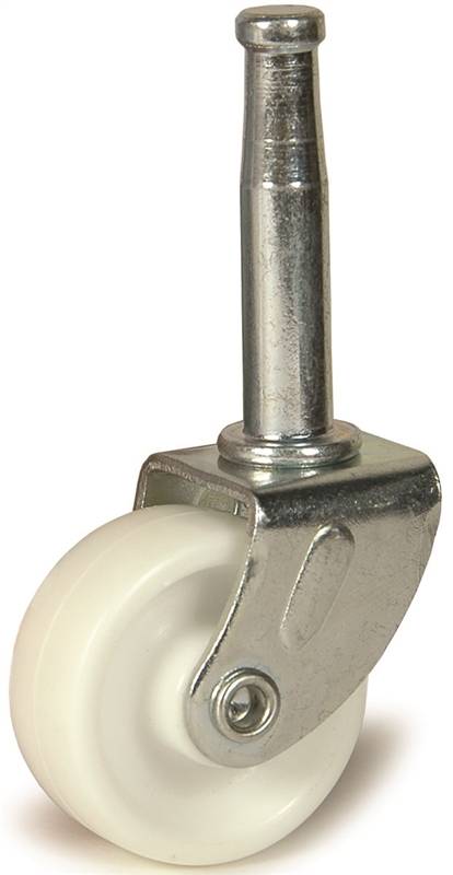 DH CASTERS Dh Casters C-R125S1Z Swivel Caster, Stem and Socket Mounting, 1-1/2 in H Dimensions, 1-1/4 in Dia Wheel, 9/16 in W Wheel HARDWARE & FARM SUPPLIES DH CASTERS
