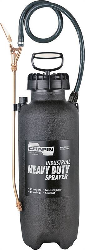 CHAPIN Chapin 22090XP Handheld Sprayer, 3 gal Tank, Poly Tank, 36 in L Hose, Black