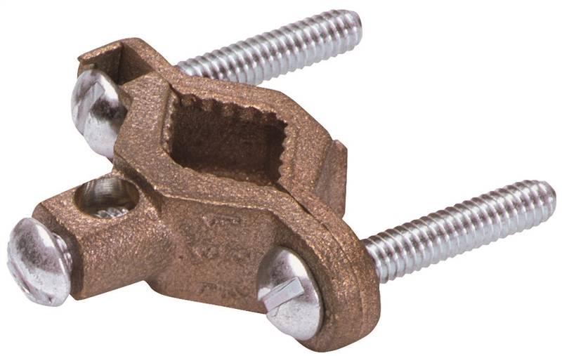 ERICO nVent ERICO CWP1J Pipe Clamp, Clamping Range: 1/2 to 1 in, #10 to 2 AWG Wire ELECTRICAL ERICO